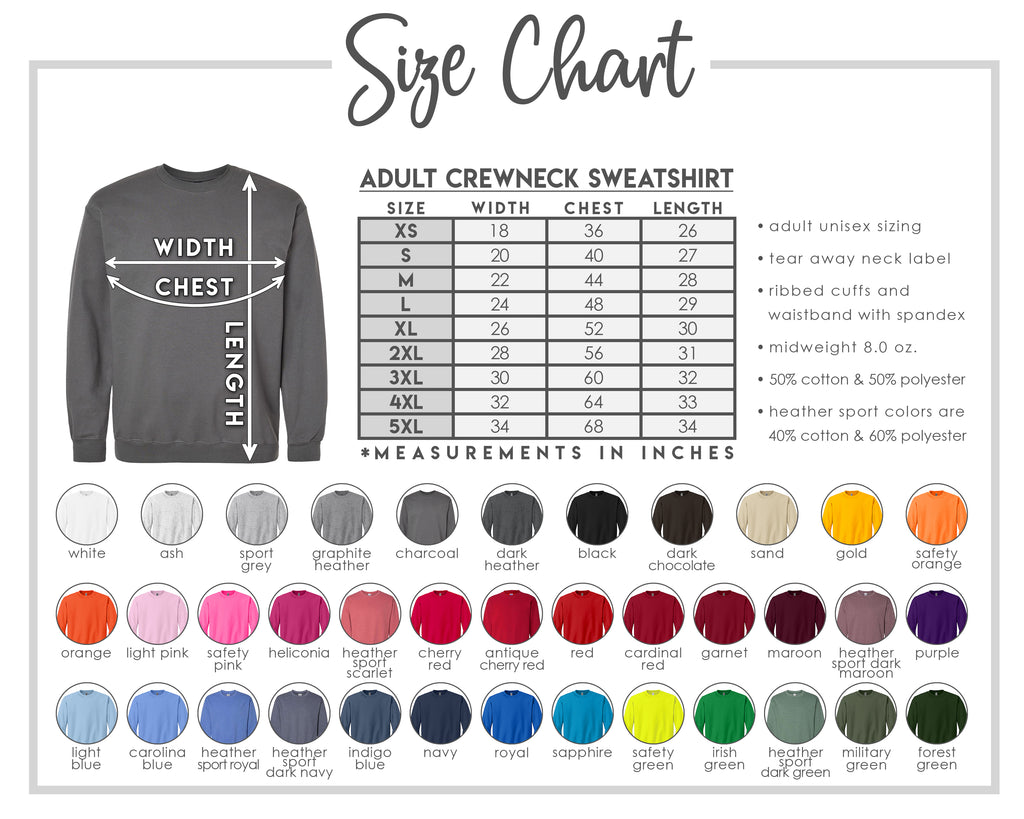Custom School Mascot Embroidered Sweatshirt